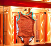 Swiftie Showgirl Orange Glitter