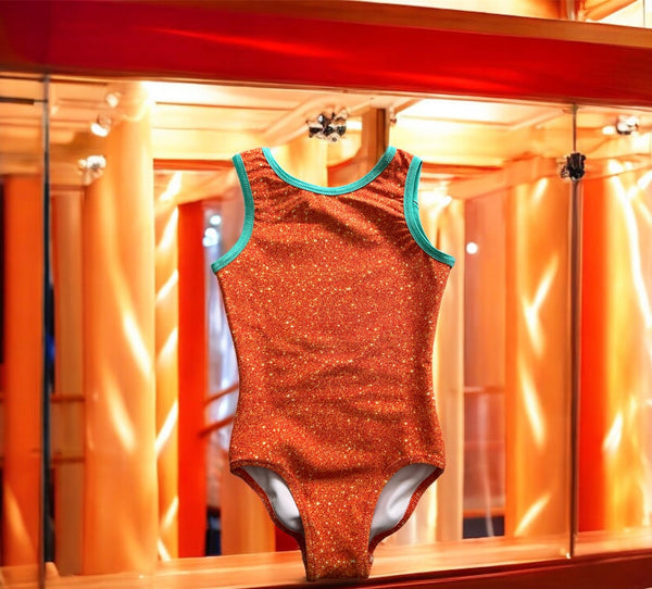 Swiftie Showgirl Orange Glitter